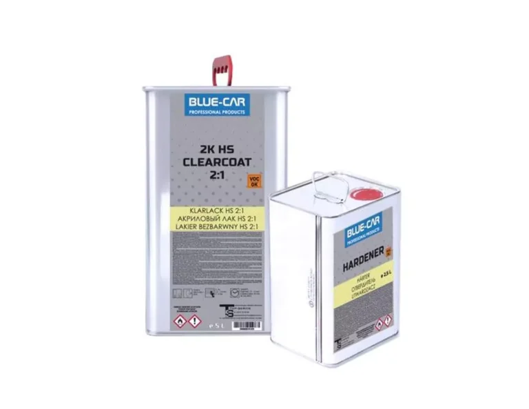 BLUE-CAR SET LAC TRANSPARENT HS 5L.