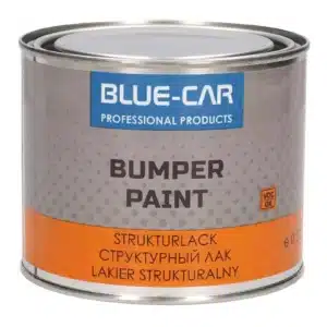 BLUE-CAR VOPSEA STRUCTURALA PENTRU BARI/ BUMPER PAINT NEGRU MAT 0.5L