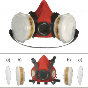 CAR SYSTEM MASCA VOPSITORIE -STAR MASK A2 P2 R RESPIRATOR