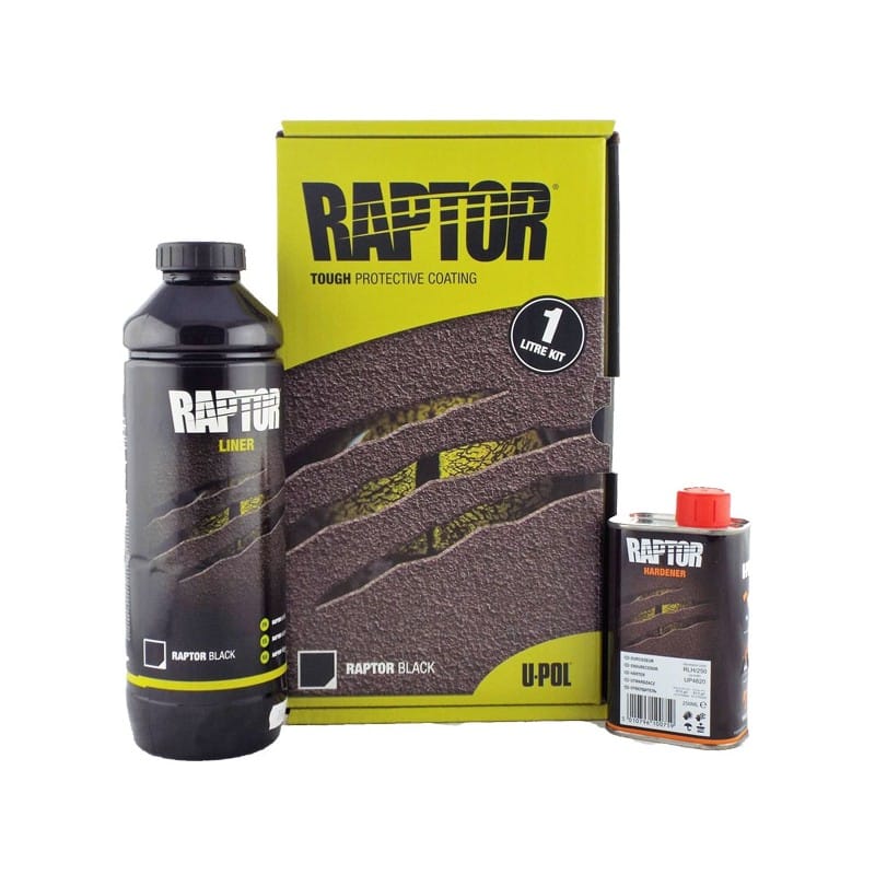 Kitul de 3.8 litri RAPTOR NEGRU 1L+ INTARITOR